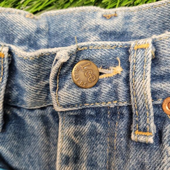 VTG 70s Lee Riders Jeans Mens 28x31 (Tagged 29x32) USA Union - Picture 3 of 9
